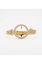Half Gold Plated Steel Handcuffs with Zircon Stones, Half Handcuffs - 3