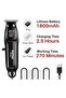 KM-2273 Professional Hair Clipper for Men Cordless with LED Display and 1800mAh Lithium Battery - 5