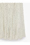 Viscose Halter Neck Sweetheart Neckline A-Line Polka Dot Long Dress - 3