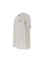 Men's Regular Fit Round Neck Fin Patterned Cotton Short Sleeve White T-Shirt - 2