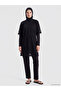 Black Mock Neck Women's Hijab Swimsuit Set - 6