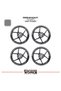 Yamaha Yzf-R7 Wheel Rim Strip – Half Rim Cover & Yzf-R7 Lettering Sticker Set - 2