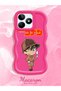 Realme C51 Compatible Case Camera Protector Red Silicone Couple Phone Case Conan Pattern - 2