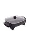 Multifunctional Electric Skillet with Glass Lid, Non-Stick Stone Coating, Large Cooking Surface, Adjustable Temperature Control for Frying, Sautéing and Everyday Meal Preparation - 2