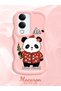 Vivo Y29S Compatible Case Camera Protector Pink Silicone Couple Phone Case Panda Pattern - 2