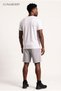 Basketball Printed White Men's Shorts T-Shirt Set - 100% Cotton Casual Sports Combination - 5