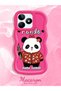 Realme C53 Compatible Case Camera Protector Red Silicone Couple Phone Case Panda Pattern - 2