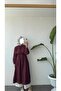Long Muslin Tunic - Burgundy - 4