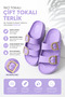 Pearl Double Buckle Eva Daily Beach Pool Slippers for Women - 3