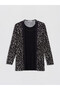 Original Oval Collar Patterned Blouse - 5