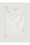 Original Boat Neck Ruched Lace Blouse - 5