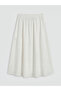Original Buy Zippered Flared Skirt - 6