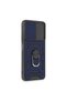 Xiaomi Redmi Note 12 5g Case Silicone with Pars Lens Ring - Navy Blue - 2