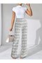 Women's High Waist Wide Leg Woven Pants - 3