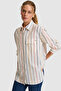 Women's Cream Long Sleeve Shirt 50320130-Vr256 - 3