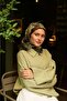 Allure Fiora Patterned Scarf - Emerald Brown - 3