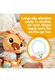Cute Pug Clip & Go – Sensory Dog Toy with Teether, Crinkle Ears & Rattle – Baby Toy for 0+ Months - 3
