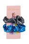 -Eya 2-piece Scrunchie Set - Multicolor - 2