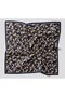 Women's Botanical Floral Pattern Sparkling Crystal Scarf with Silk Feel