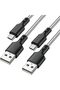 USB A to Micro USB Cable, 3M [2-PACK] Micro USB Cables, TPE Android Fast Charging Data Sync for Smar - 4