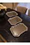Luxury 3-Piece Silver Royal Model Stainless Steel Serving, Promise, Engagement, Tea, Coffee Presentation Tray - 3