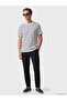 Black Slim Fit Gabardine Men's Trousers - 2