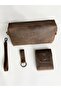 100% Genuine Crazy Cowhide Pirana Model (Handbag, Wallet, Keychain) Set Stylish and Minimalist - 5