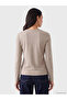Lcw Everyday Beige Crew Neck Soft Touch Women's T-Shirt - 4