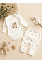 Cotton Badili 2-Piece Baby Top and Bottom Set Soft Ribbed Combed Cotton