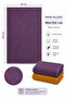 2-Piece Jacquard Large Size Bath Towel 90X150 cm Lorea 650 Gr - 3