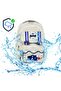 Cream Sonic Patterned Lockable Luxury Triple Boys' Primary School Waterproof School Bag Set (Bag Thermal Lunch Bag Pen Holder) - 2