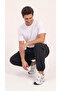Men's Black Cargo Pocket Thin Parachute Fabric Pants, Comfortable Fit Baggy with Adjustable Leg Clips - 8