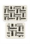 Bath Mat Set of 2 with Non-Slip Base and Washable 60X90 cm - 50X60 cm - 2