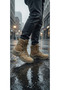 Forelli̇ Original All Season Orthopedic Non-Slip Sole Water Repellent Zipperless Tie-Up Men's Boots - 6