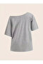 Women's 13 Printed Boat Neck Off Shoulder 100% Cotton T-Shirt - 2