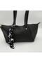 Women's Shoulder Bag with Strap Large Size Daily Stylish Handbag Black Tote Bag Cn01 - 3