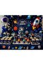 Galaxy Space Premium Party Treat Set |   Space-Themed Cupcake Mold, Astronaut Toothpick Ornament, and Corn Box – 24 Pieces - 4