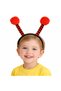 Mega Ladybug Crown with Red Pom Poms for Shows 25X11 cm (5691) - 3