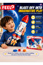 FL1185 20-Piece Small Space Rocket Building Blocks Set for Kids, ABS Construction, 36 × 9.5 cm, STEM Creative Construction and Imaginative Space Play, Ages 3+ - 4