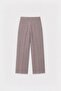 Dark Beige Lyocell Relaxed Fit Pleated Men's Trousers - 6