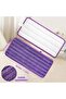 2-Pack Microfiber Reusable Mop Pads Compatible with Wet Jet Mops (Purple) - 5