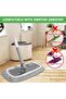 4-Pack Reusable Microfiber Dry Sweeping Mop Pads Compatible with Swiffer - 2