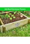 4-Pack Galvanized Steel Railway Sleeper Brackets, Heavy Duty Sawtooth Garden Edging Posts with Screws for Raised Beds, Borders & Landscaping - 4