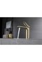 Basin faucet, or bathroom faucet, made of brushed 304 stainless steel, anti-scaling basin faucet, hot and cold water faucet, hose not included - 2