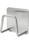 2-pack adhesive stainless steel sponge racks for kitchen sinks – Kitchen storage rack (silver) - 3