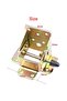 Four folding table legs, folding support frame, self-locking hinges, folding hinge hardware for workbenches, folding legs, folding locking extensions - 2
