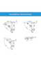 Adjustable lifting support hinge (2-pack) - 3