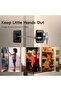 Two child-safe refrigerator door locks for kitchen freezers (black). - 2