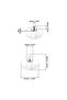 20 suction cup hooks for glass screws, 41mm diameter suction cup, PVC material, transparent suction cup, with connecting nut, M4 thread. - 2