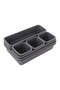 8-Piece Drawer Organizer Set | 3 Sizes of Storage Boxes, Suitable for Kitchens, Bathrooms, Offices, and Bedrooms | DIY Modular Drawer Dividers - Grey - 2